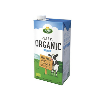Full Fat Organic Milk - 1ltr
