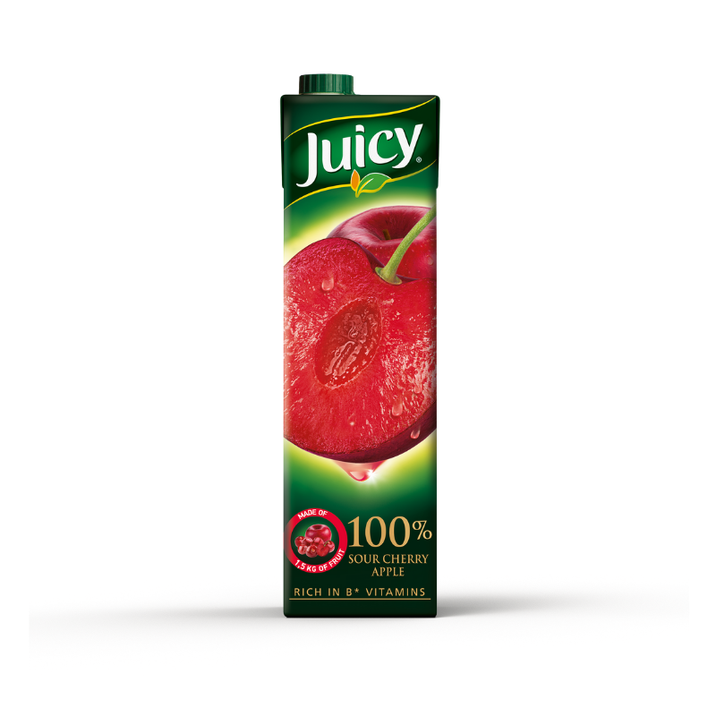 Juicy Cranberry Juice 100%  - 1ltr x 6