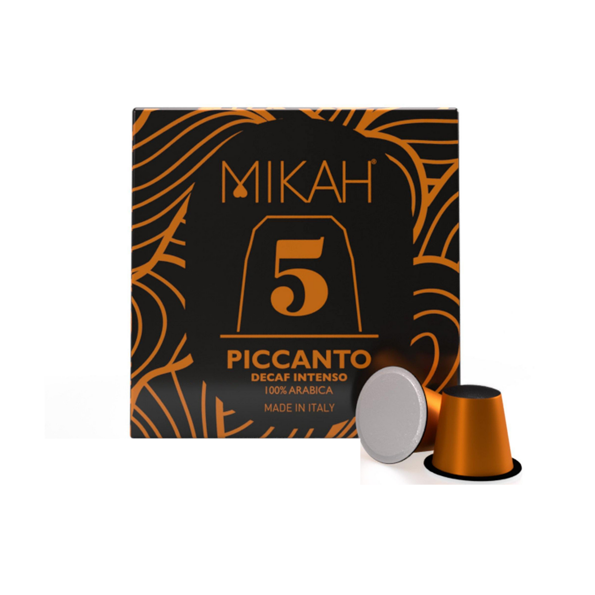 Piccanto N.5 Decaffeinated 100% Arabica - Nespresso®* System Capsules - 10 pieces